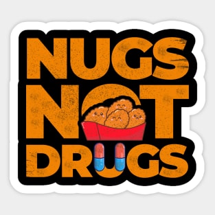 Movement Nugs Not Drugs Funny Sticker